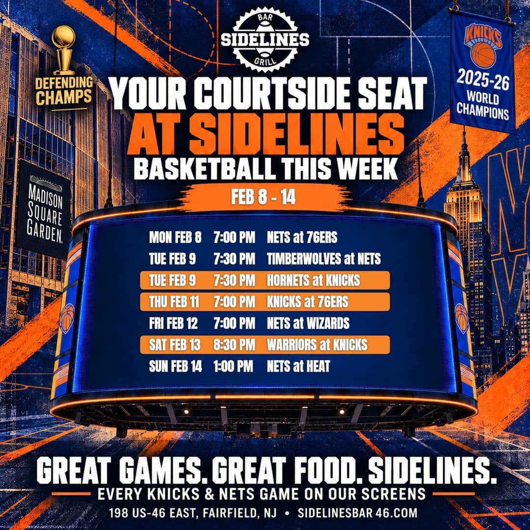 Basketball This Week at Sidelines – Feb 8–14