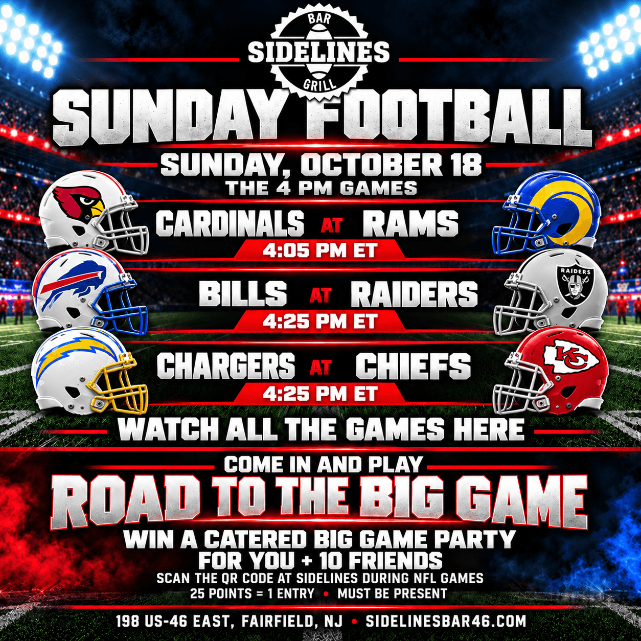 Sunday Football – The 4 PM Games