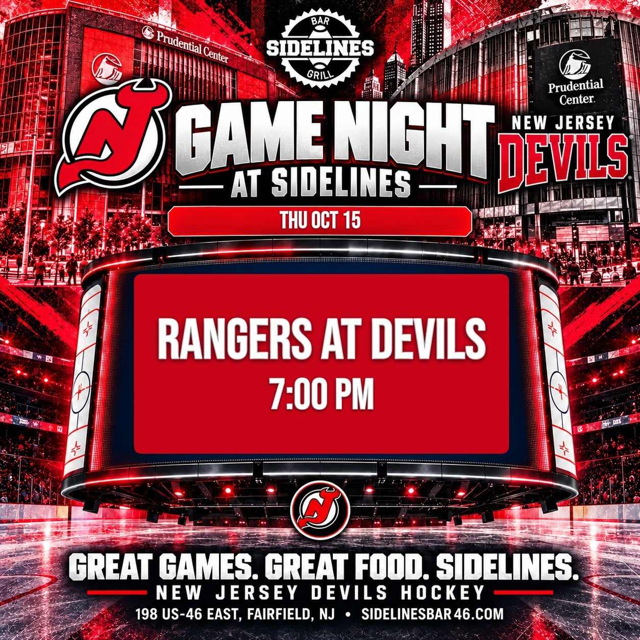 New York Rangers at New Jersey Devils