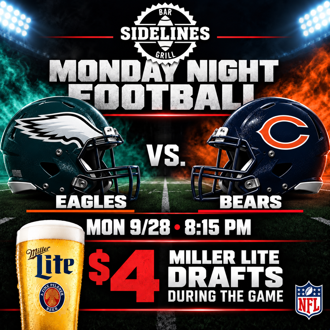 Philadelphia Eagles at Chicago Bears